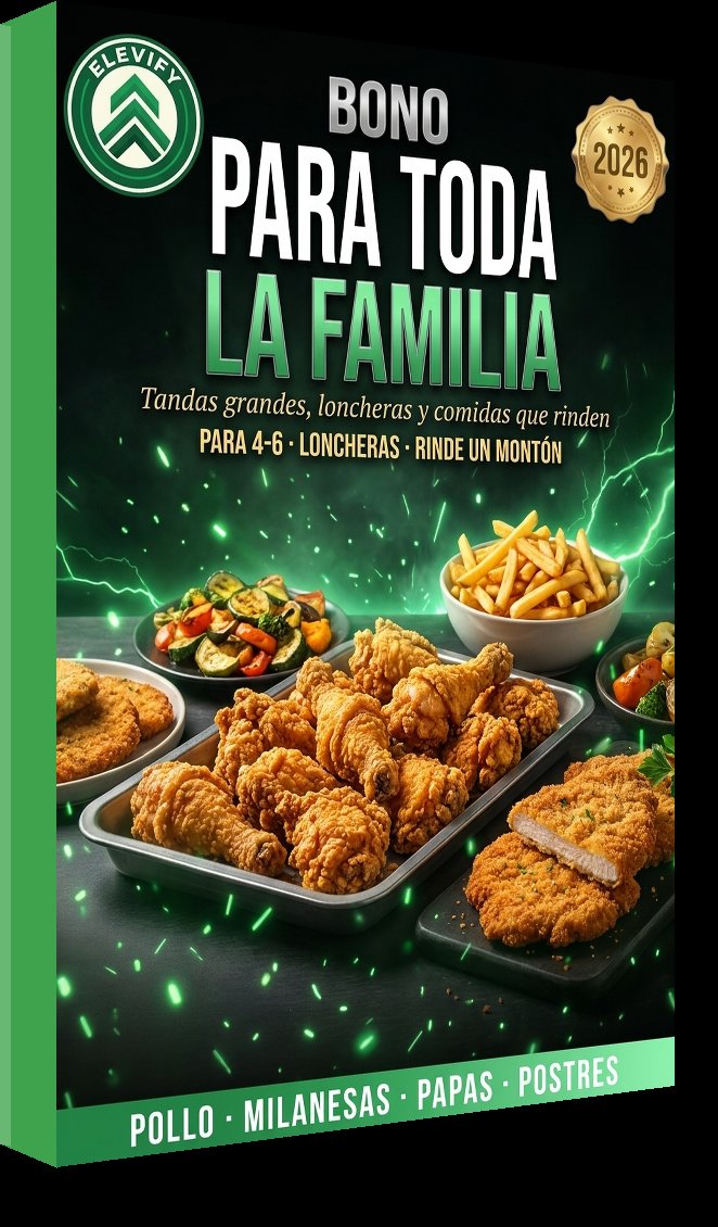 Recetario Air Fryer — +80 Recetas con Tiempos y Temperaturas