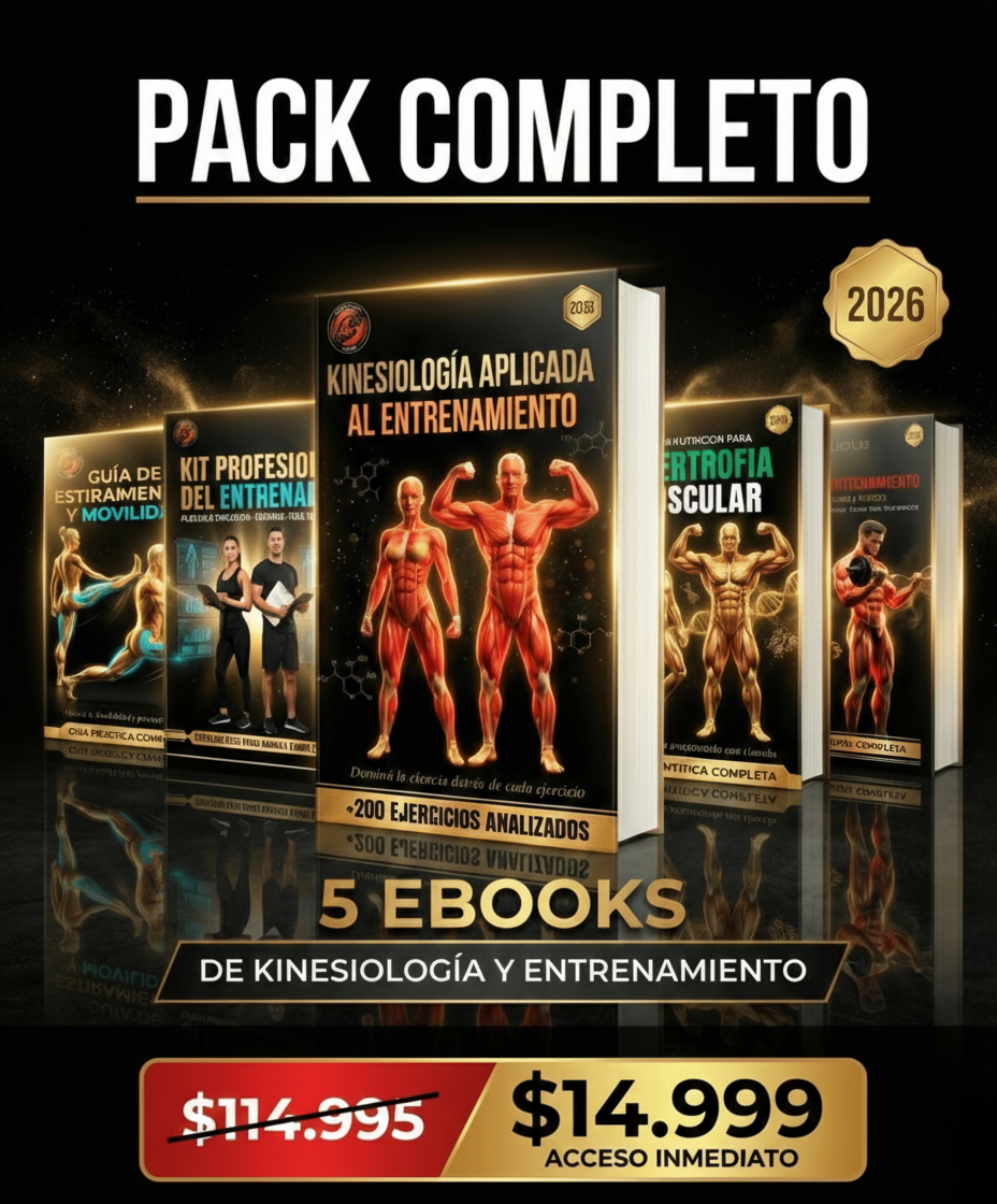 Kinesiología Aplicada al Entrenamiento — Guía Completa + 4 Bonos
