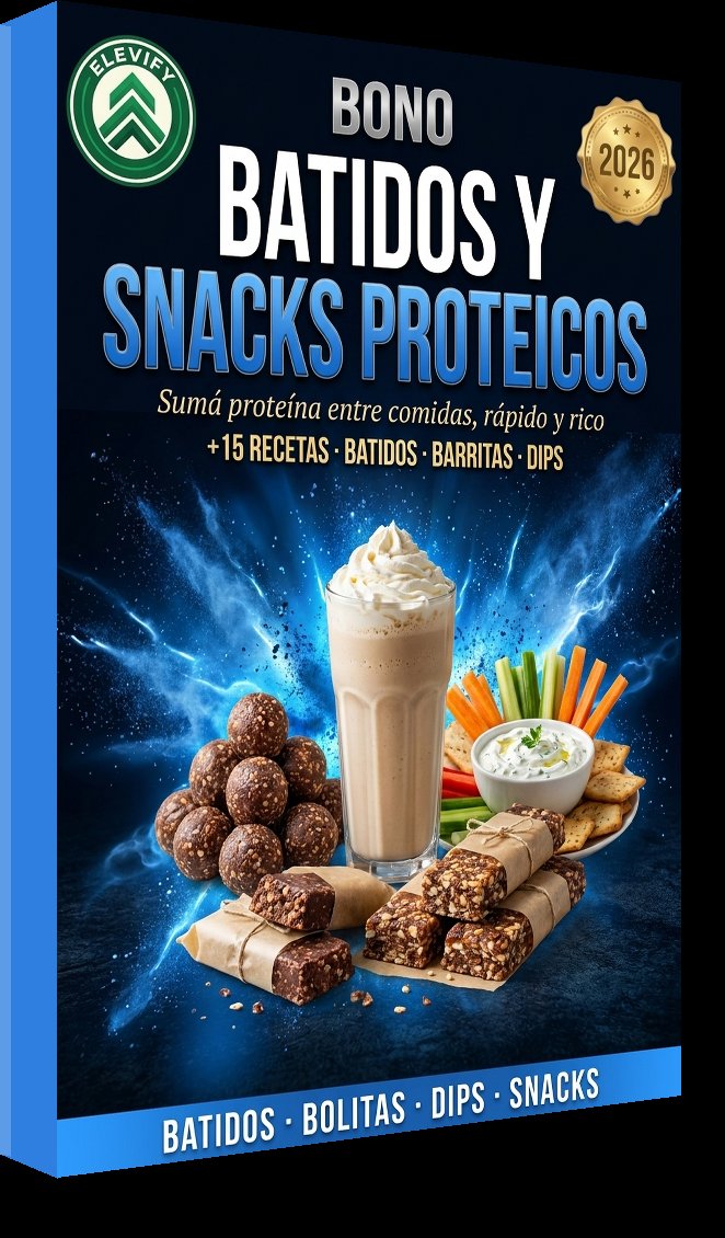 Recetario Alta en Proteína — +80 Recetas con la Proteína a la Vista