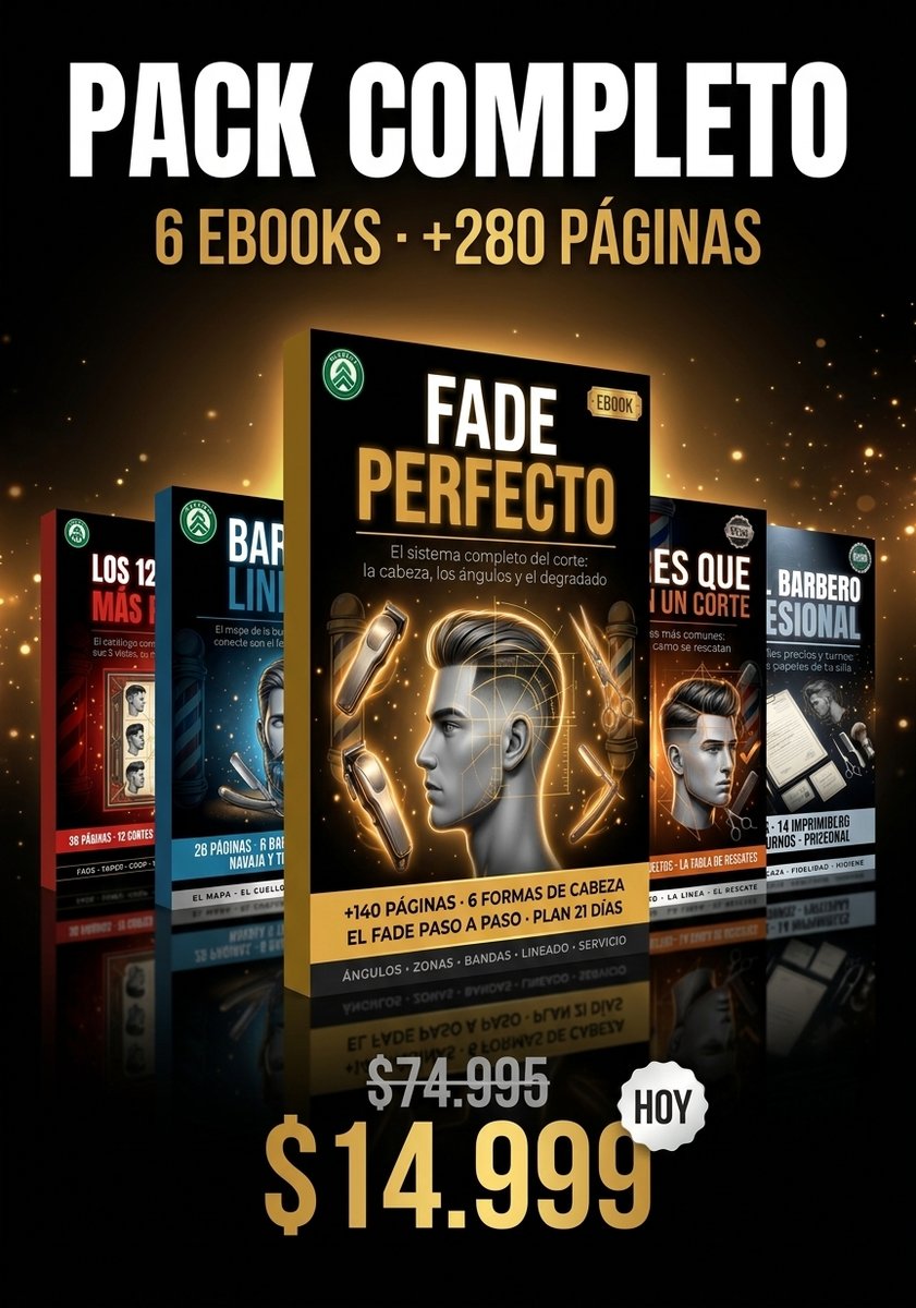 Fade Perfecto — El Sistema Completo del Corte + 5 Bonos