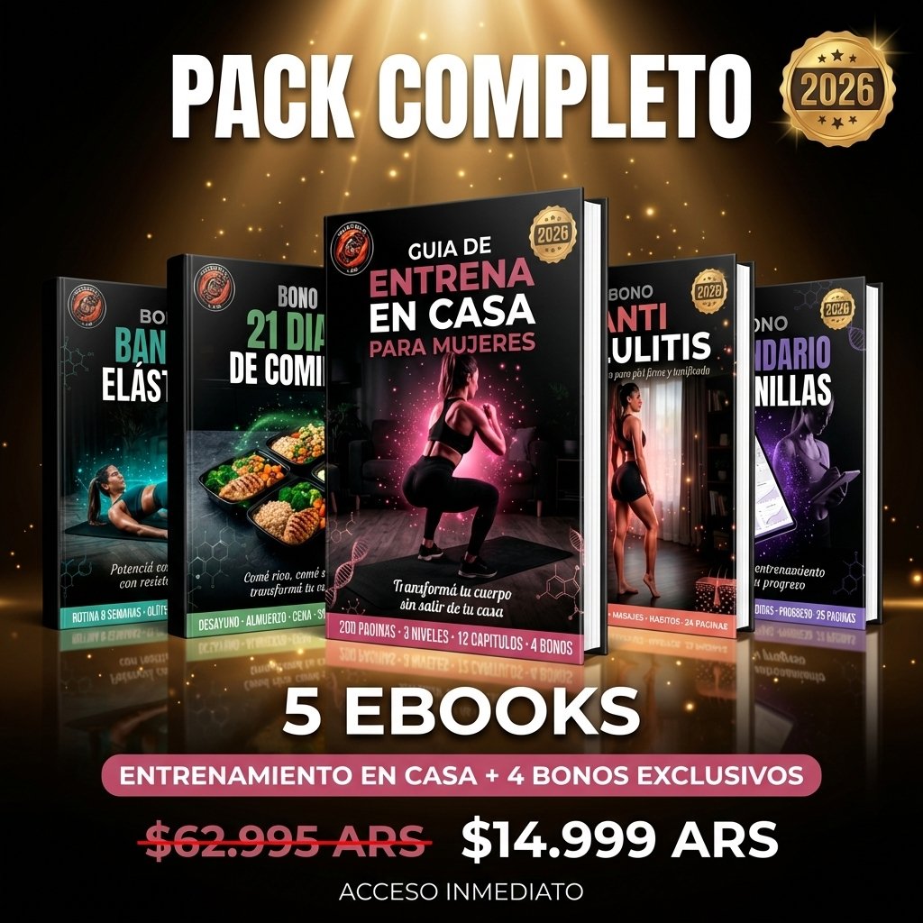 Entrenamiento en Casa para Mujeres — Guía Completa + 4 Bonos