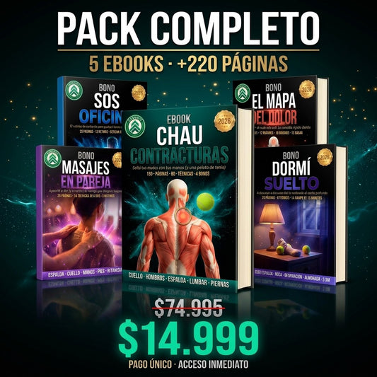Chau Contracturas — El Manual de Automasaje con 60+ Técnicas